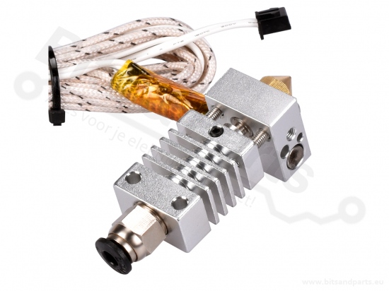 Hotend CR10 with heater cartridge aluminium 1,75mm 12V